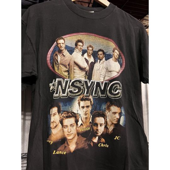 Discover Vintage *NSYNC Bye Bye Bye No Strings Attached Tour Shirt
