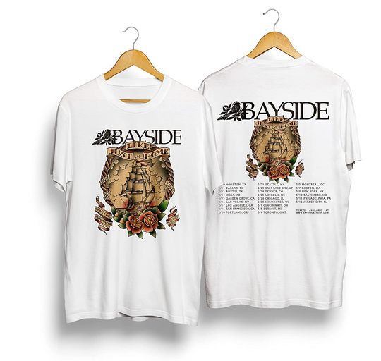 Discover BaySide Band Shirt, Bayside Punk Rock Band TShirt