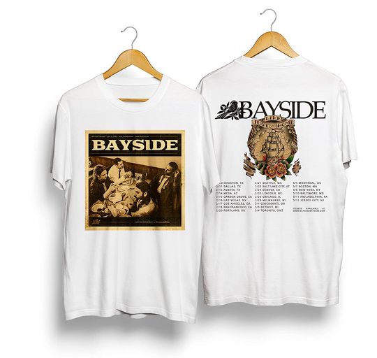 Discover BaySide Band Shirt, Just Like Home Tour 2023 TShirt