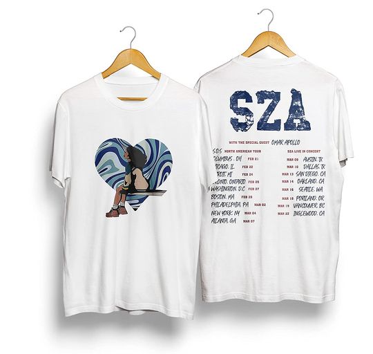 Discover SZA 2023 Shirt Tour 2023 Double Sides