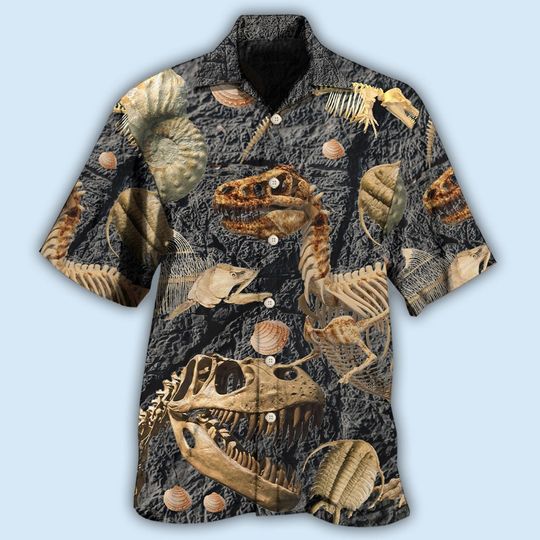 Discover Dinosaur Fossils Collection Valentine Shirt