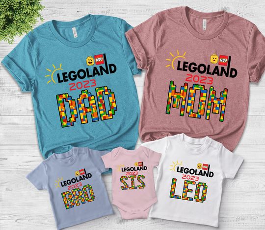 Discover Custom Building Block Birthday Shirts, Building Block Matching Shirt