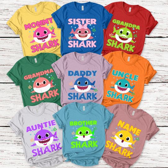Discover Daddy Shark Doo Doo Doo Custom Shirt