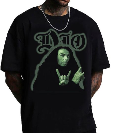 Discover Dio Band T-Shirt, Dio Last In Line Tour 80s Vintage T-Shirt