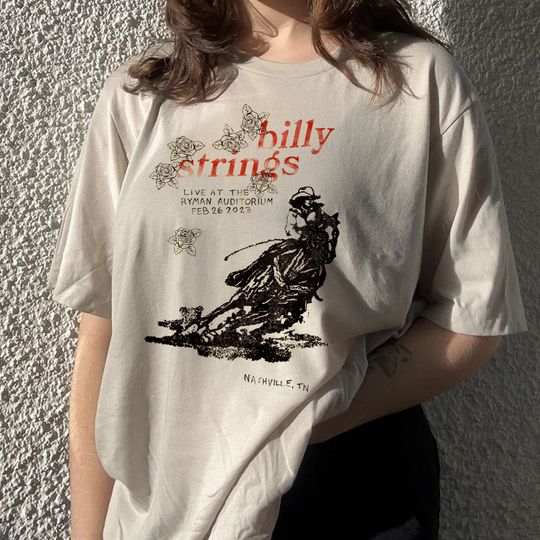 Discover Billy Strings Tour 2023 shirt, Billy Strings Tour Nashville Shirt