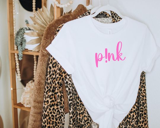 Discover Singer Pink T-Shirt Gift for Her P!nk Women Shirt for Concert Shirt