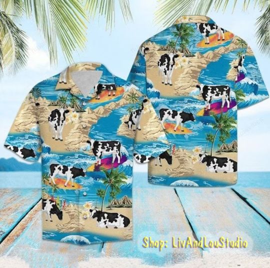 Discover Dairy Cow Hawaiian Shirt for Cow Lovers