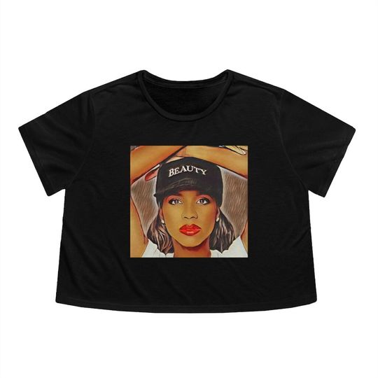 Discover Toni Braxton Women's Flowy Cropped Tee