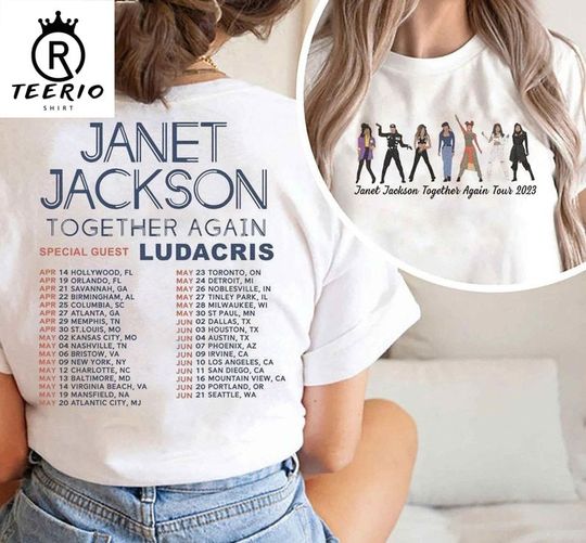 Discover Janet Jackson Together Again Tour 2023 Shirt