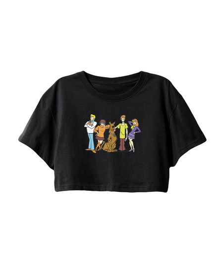 Discover Scooby Doo and Friends Crop Tops Shaggy Flowy Cropped Tees