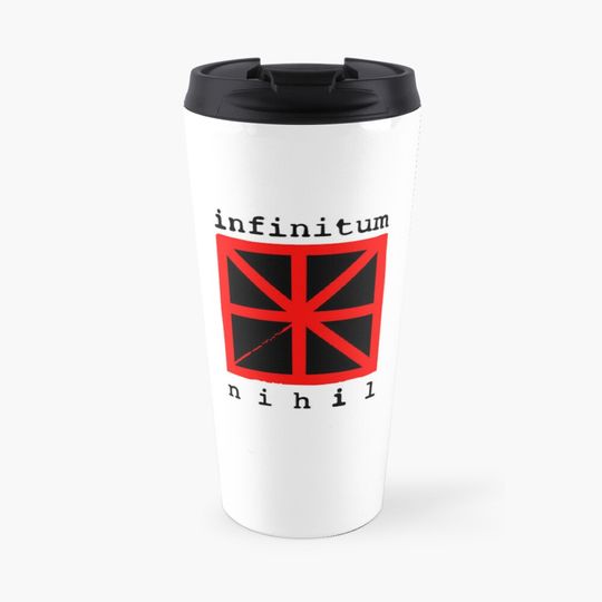 Discover Johnny depps evidence mug (infinitum nihil) Travel Coffee Mug