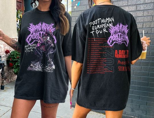 Discover Bring Me The Horizon Post Human European Tour T-Shirt, Bring Me The Horizon Band 2023 Shirt
