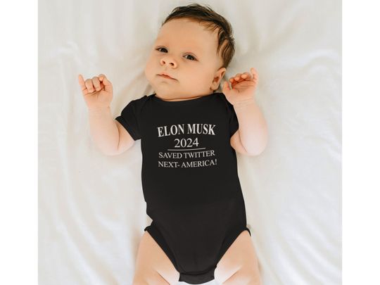 Discover Elon Musk 2024 Infant Onesie - funny Infant Onesie