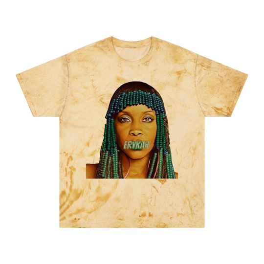 Discover Erykah Badu Tie-Dye Graphic T-Shirt, unisex
