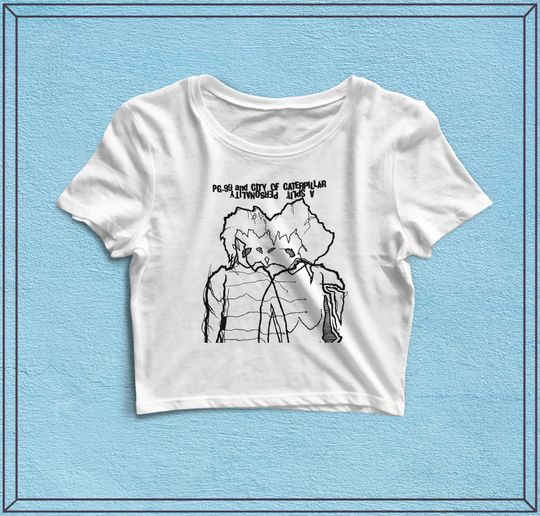 Discover City of Caterpillar Tour Flowy Cropped Tee