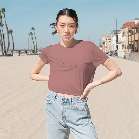 Discover Constellation Cropped Tee