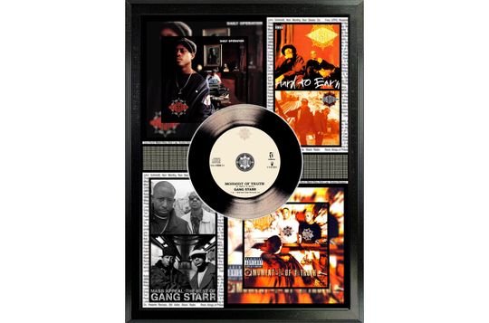 Discover Gang Starr "Moment Of Truth" "Step In The Arena" "Daily Operation" "Hard To Earn" - Poster