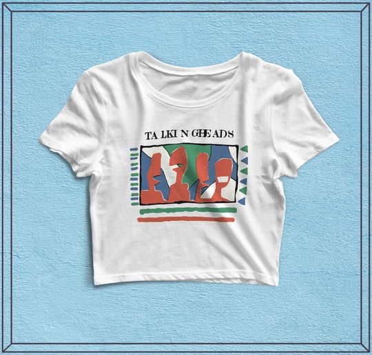 Discover Talking Heads Remain In Light Crop Top - Music Shirt, Talking Heads