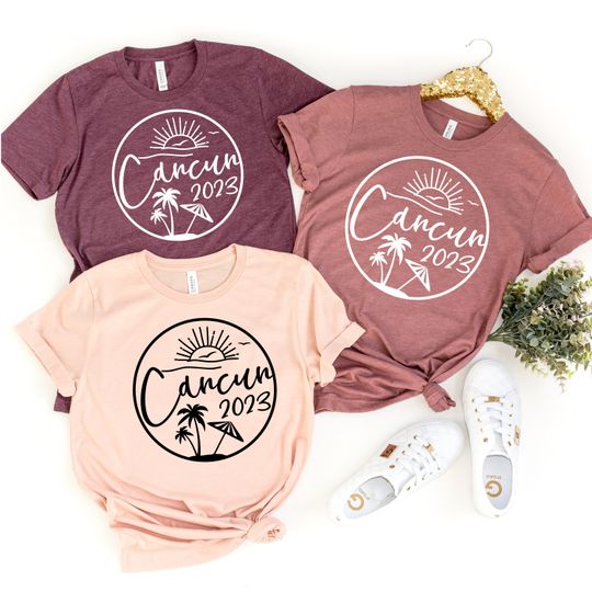 Discover CANCUN 2023 Shirt, Cancun Holidays Shirt, Mexico Summer Beach Shirt