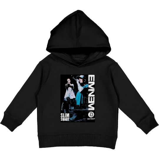 Discover Eminem Live Stage Photo Slim Shady Rap Official Kids Pullover Hoodies Kids Pullover Hoodies