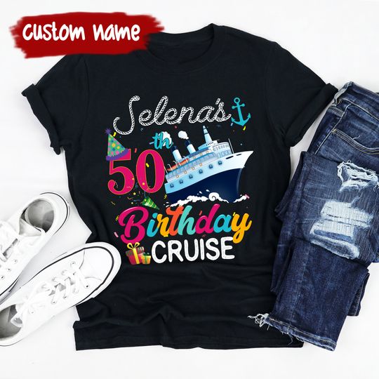 Discover Personalized 50th Birthday Cruise Crew Shirt