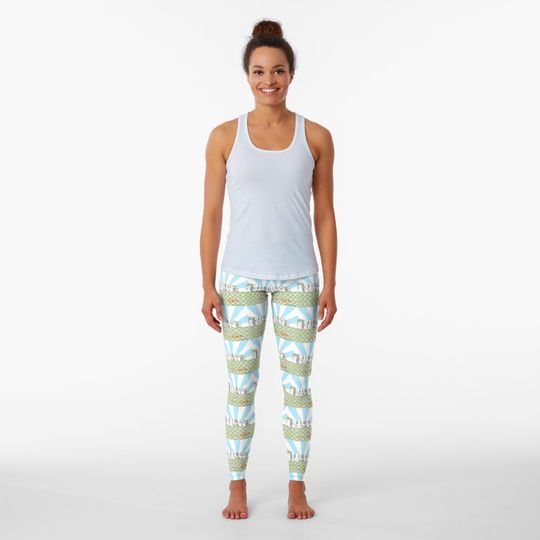 Discover MYSWIM Swimming the English Channel (female swimmer) Leggings