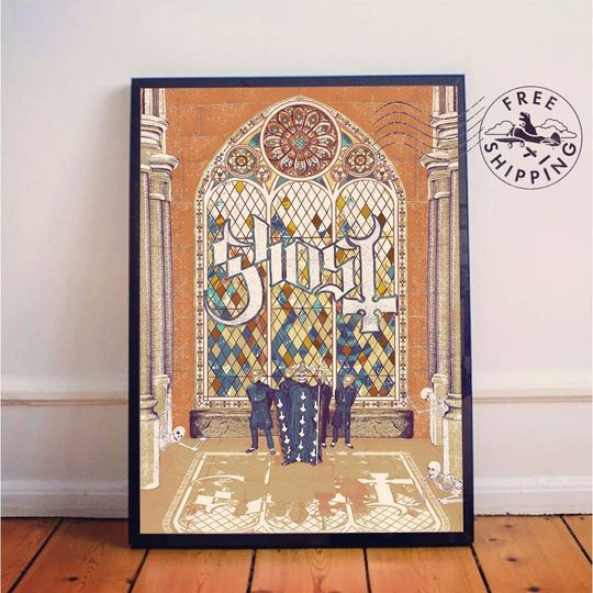 Discover Ghost Vintage Music Poster