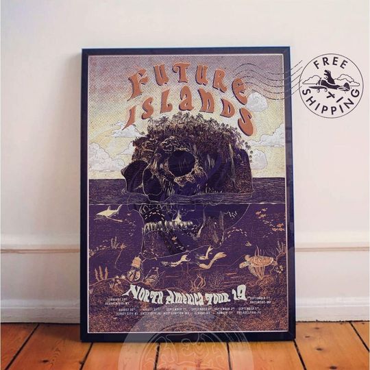 Discover Future Islands Vintage Music Poster
