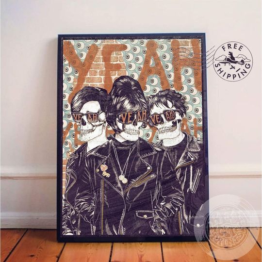 Discover Yeah Yeah Yeahs Vintage Music Poster