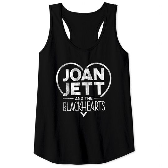 Discover Joan Jett Blackhearts Logo Tank Tops