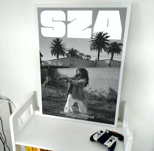 Discover SZA Music Black and White Poster