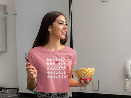 Discover Karate  Flowy crop top