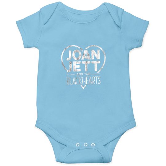 Discover Joan Jett Blackhearts Logo Onesies