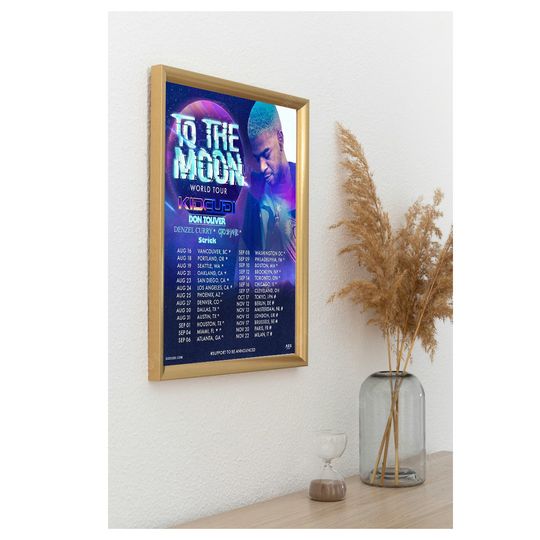Discover Kid Cudi To The Moon Concert Tour Poster