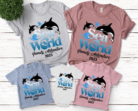 Discover Sea World Family Trip 2023 Shirt/ Sea World Family Matching Shirt
