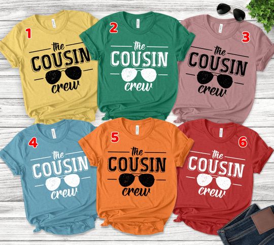 Discover Matching Cousin Crew Shirt for Family Gatherings