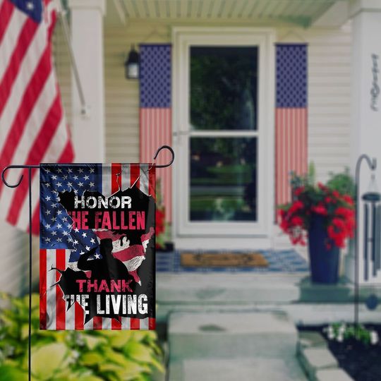 Discover Honor The Fallen Veteran Themed Military Support Flag