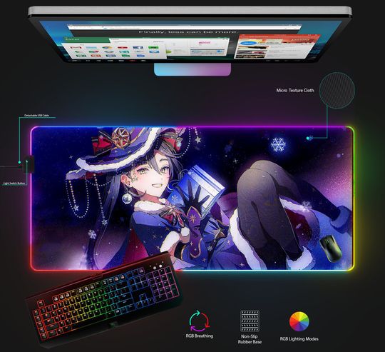 Discover Genshin Impact Mona Mousepad, Nahida Mouse mat, Anime Mousepad
