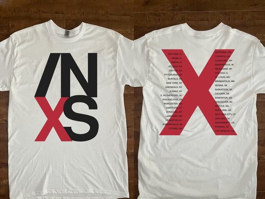 Discover INXS X Factor Tour 1991 T-Shirt, INXS Band T-Shirt