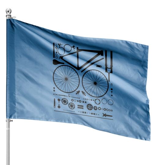 Discover Bike Parts House Flags
