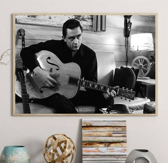 Discover Johnny Cash Poster, Johnny Cash Musical Gift