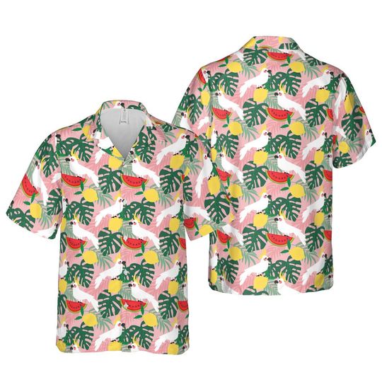 Discover Cockatoo Hawaiian Shirt for Men, Women, Cockatoo Aloha Shirt
