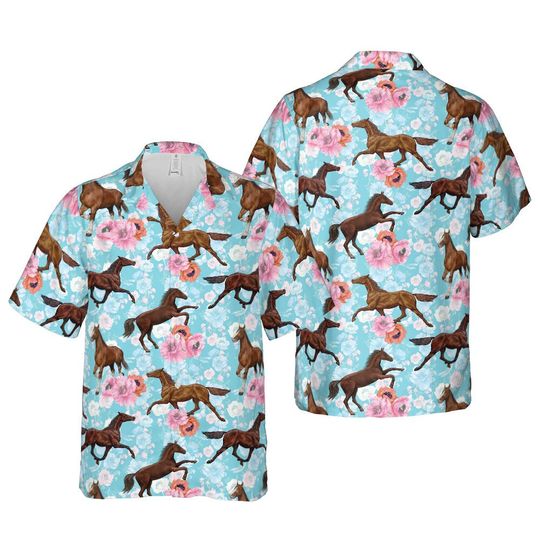 Discover Horse Hawaiian Shirt for Men, Women, Horse Aloha Shirt