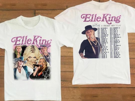 Discover Elle King A Freakin Men Tour T-Shirt