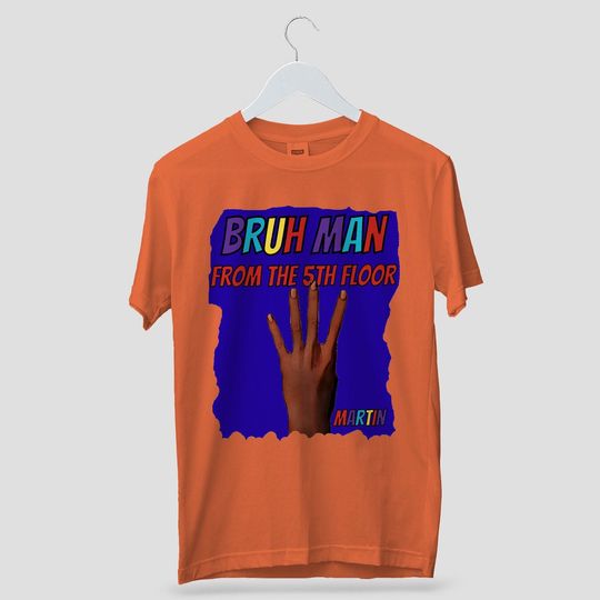 Discover Bruh Man Graphic T-Shirt, from Martin show, 90's Vibes, unisex