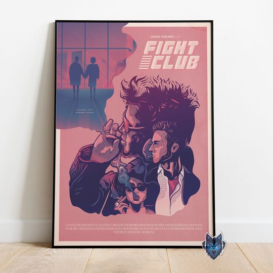Discover Fight Club Poster, Tyler Durden Wall Art