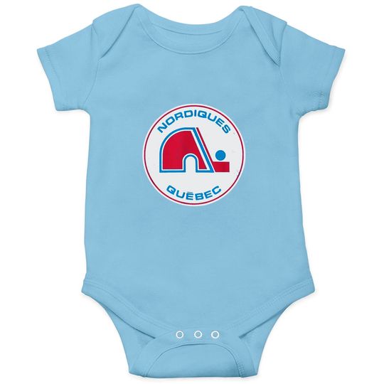 Discover Quebec Nordiques Vintage Distressed Classic Onesies
