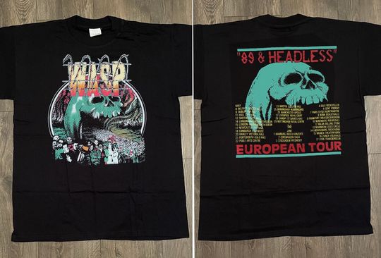 Discover W.A.S.P HEADLESS 1989 Tour Tee