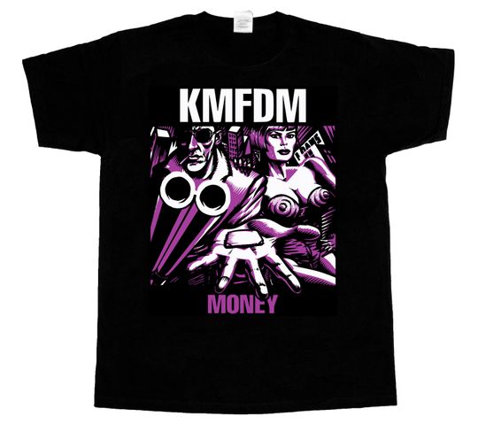 Discover kmfdm money new black short/long sleeve t-shirt