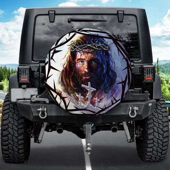 Discover Jesus Christ, The God, Spare Tire Cover
